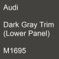 Preview: Audi, Dark Gray Trim (Lower Panel), M1695.